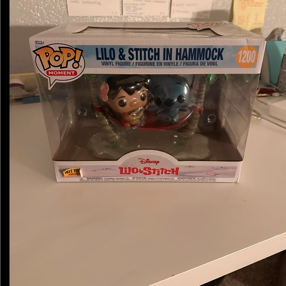 Funko Lilo & Stitch in Hammock Pop! Moment — Blue, Red & Brown